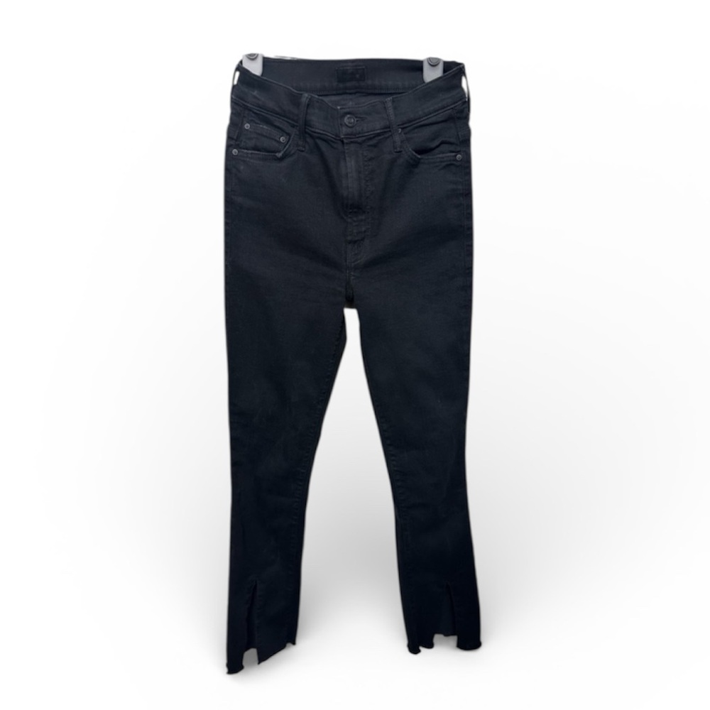 MOTHER Insider Slit Ankle Fray‎ Jeans Not Guilty